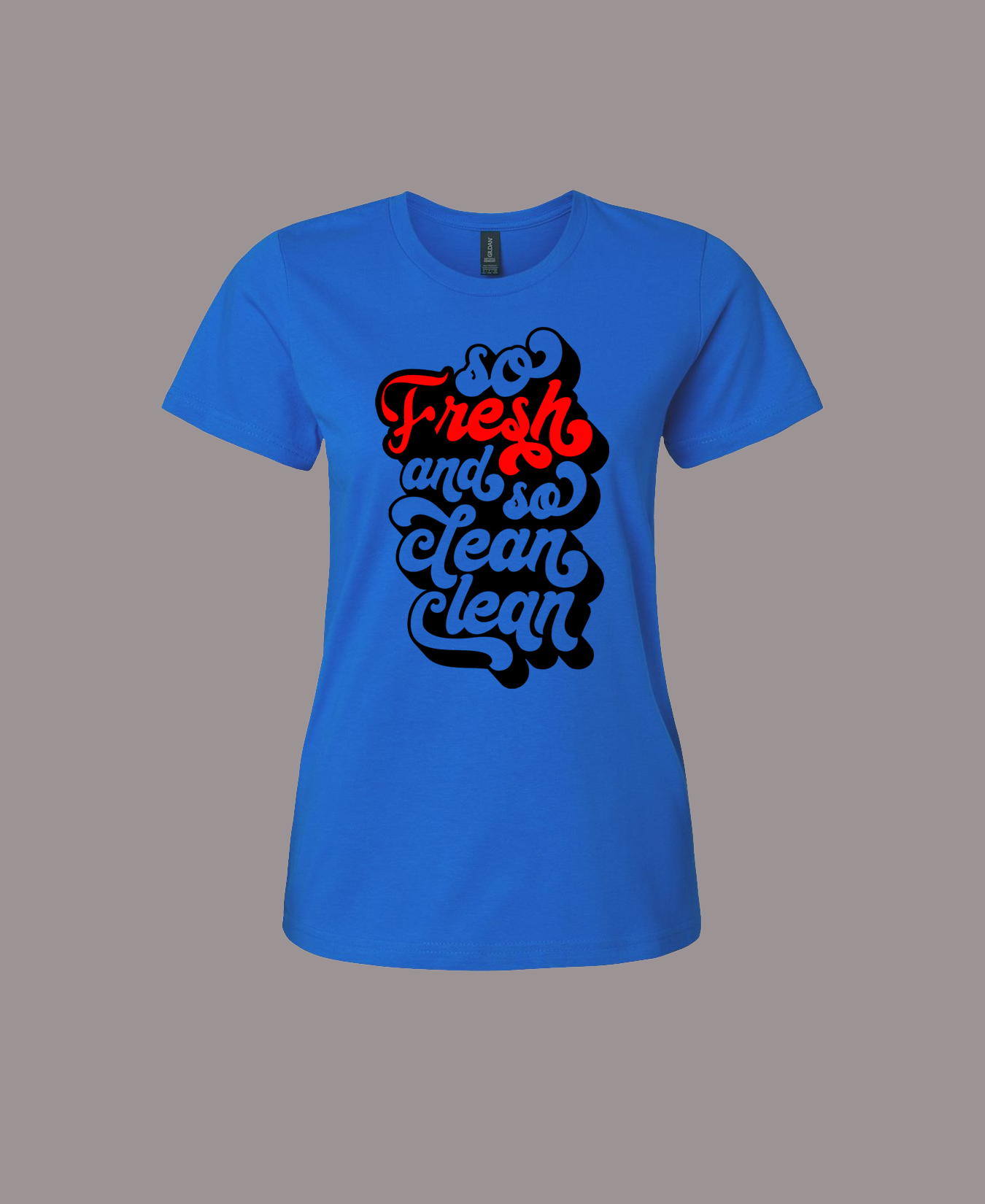 Fresh Stitch Ladies - SoFreshSoClean - RBlue