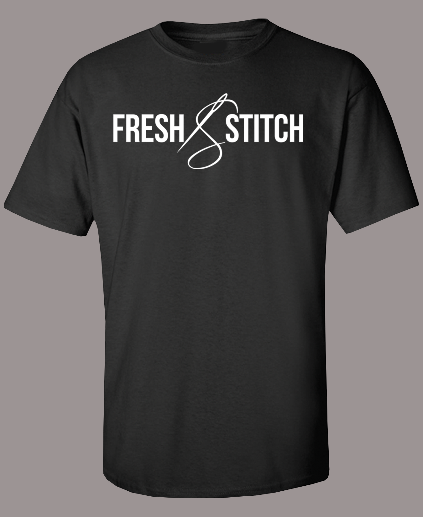 Fresh Stitch Logo Tee - BLACK