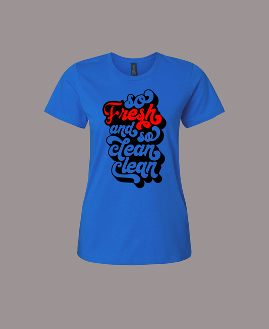 Fresh Stitch Ladies - SoFreshSoClean - RBlue