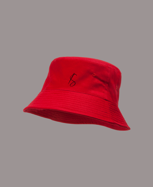 Fresh Stitch Bucket Hat - RED