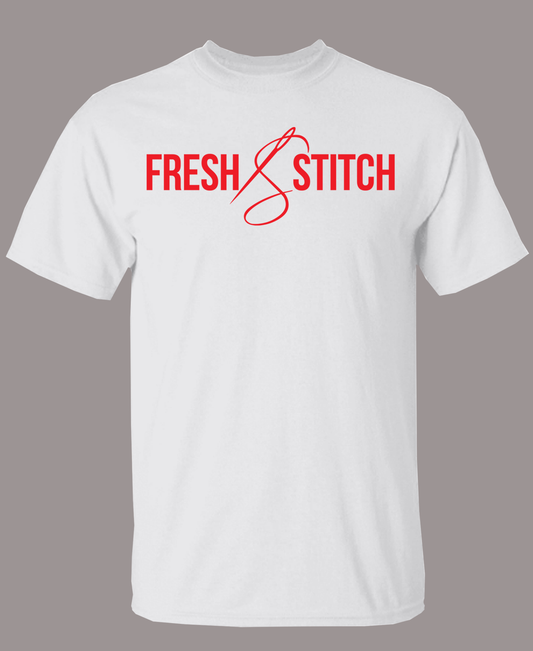 Fresh Stitch Logo Tee - WHITE