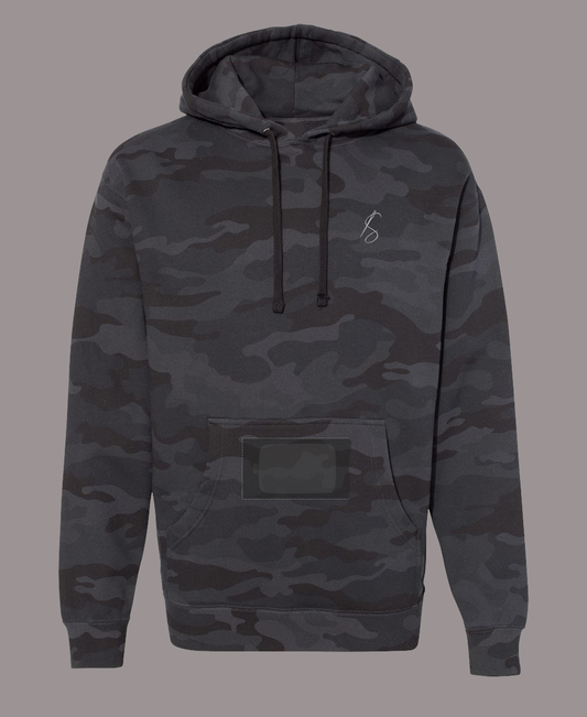 Fresh Stitch Power Hoodie - BLACK CAMO