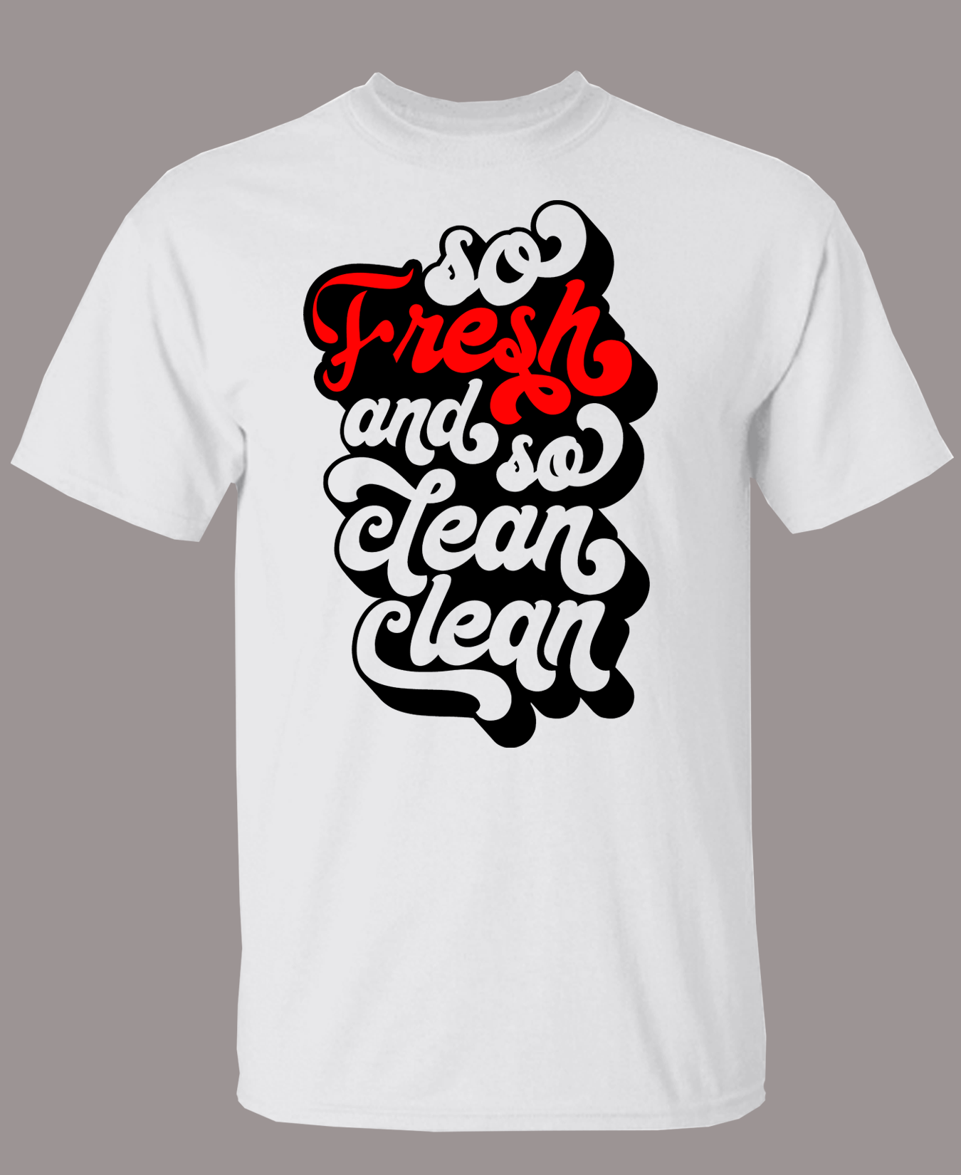 Fresh Stitch So Fresh So Clean Clean - WHITE