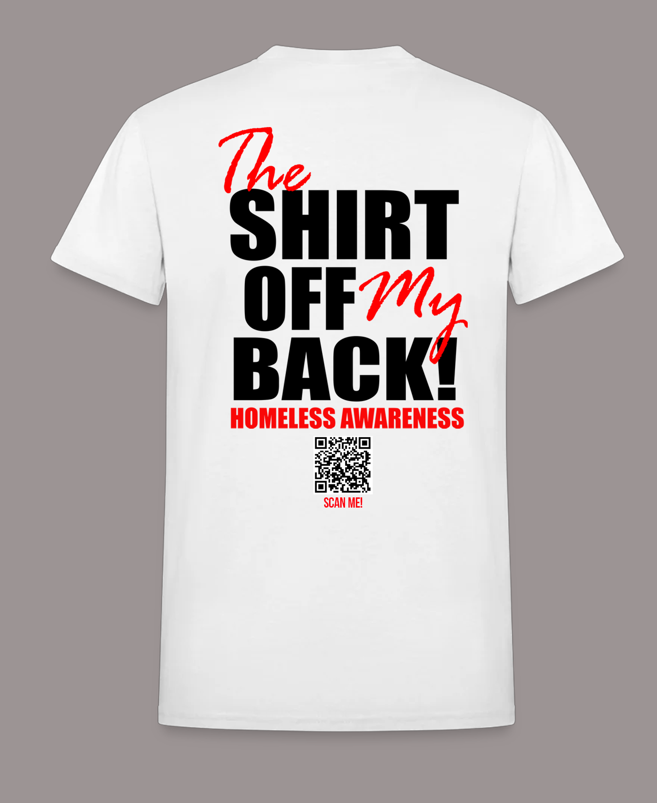 Fresh Stitch T-Shirt "The Shirt Off My Back" - WHITE